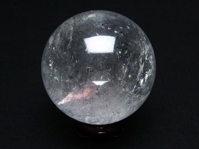 ルチル入り 水晶 丸玉 51mm [T62-14893] 3枚目