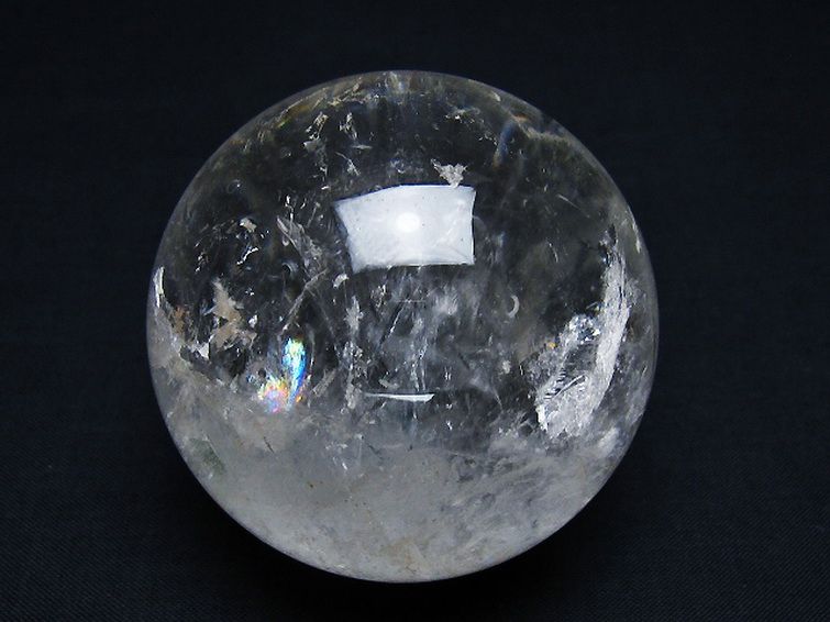 ヒマラヤ水晶 丸玉 63mm [T62-16048] 1枚目
