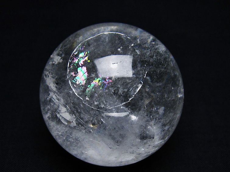 ✳️専用、‼️✨クラックと透明度と虹の共演✨虹入り ヒマラヤ水晶 丸玉 天然石 原石 クラックから生まれる神秘の虹 - 石の音ブログ