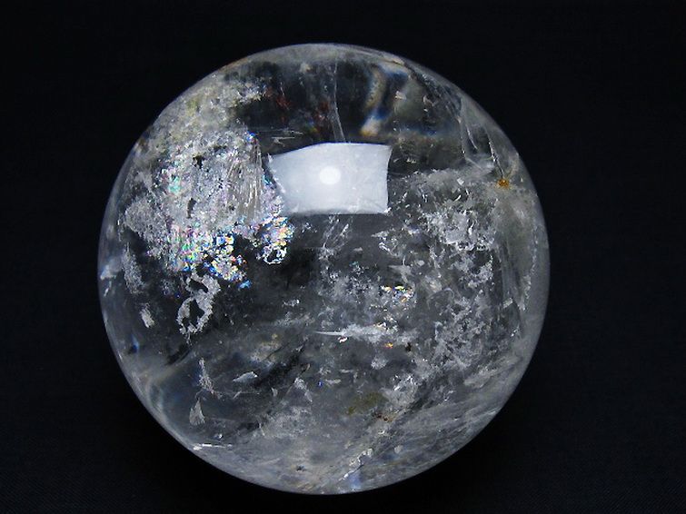 ヒマラヤ水晶 丸玉 77mm [T62-16100] 1枚目