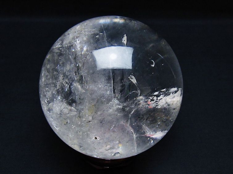 ヒマラヤ水晶 丸玉 77mm [T62-16100] 3枚目