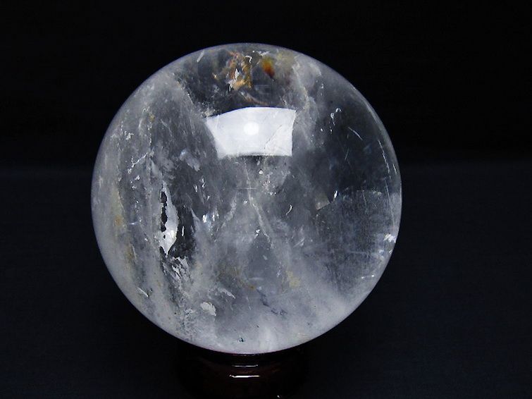 1.2Kg ヒマラヤ水晶 丸玉 94mm [T62-16173] 3枚目