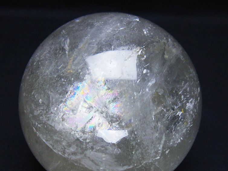 ヒマラヤ水晶 丸玉 79mm [t62-16414] 1枚目