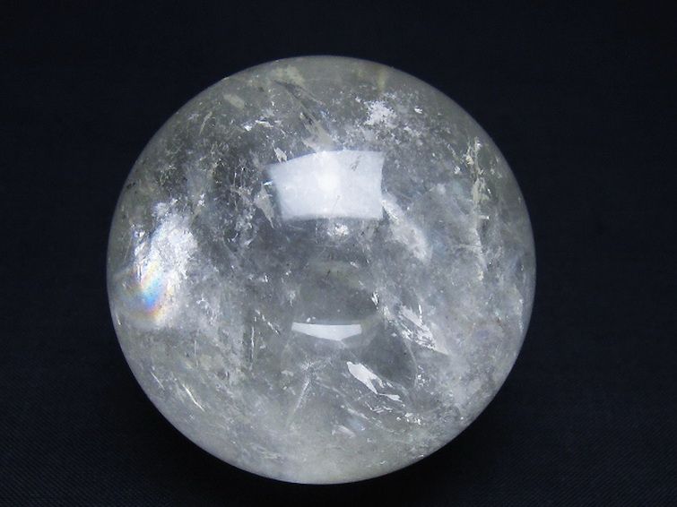 ヒマラヤ水晶 丸玉 58mm [t62-16436] 2枚目