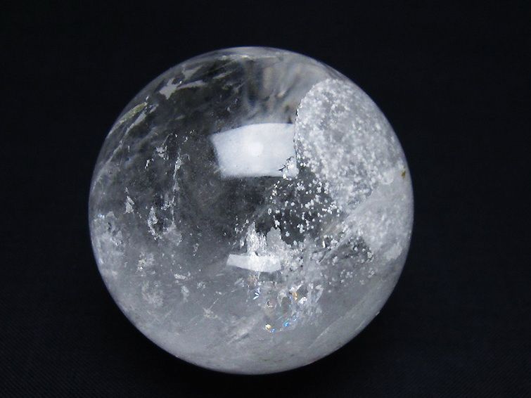 ヒマラヤ水晶 丸玉 51mm [t62-16458] 1枚目