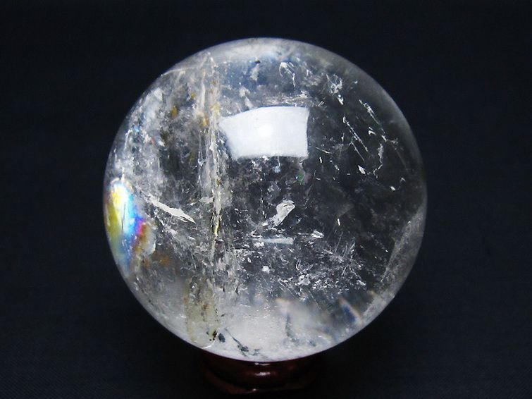 ヒマラヤ水晶 丸玉 55mm [t62-16532] 3枚目