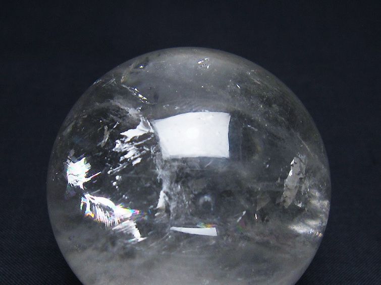 ヒマラヤ水晶 丸玉 56mm [t62-16534] 1枚目