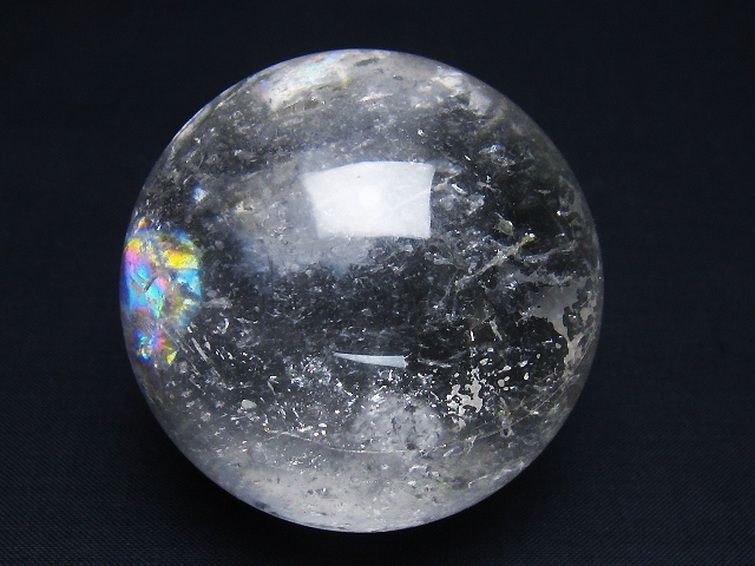 ヒマラヤ水晶 丸玉 59mm [t62-16546] 1枚目