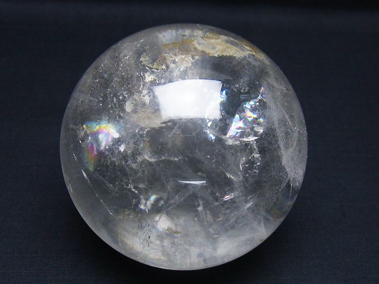 ヒマラヤ水晶 丸玉 77mm [t62-16564] 1枚目