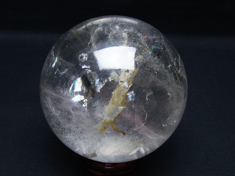 ヒマラヤ水晶 丸玉 77mm [t62-16564] 3枚目