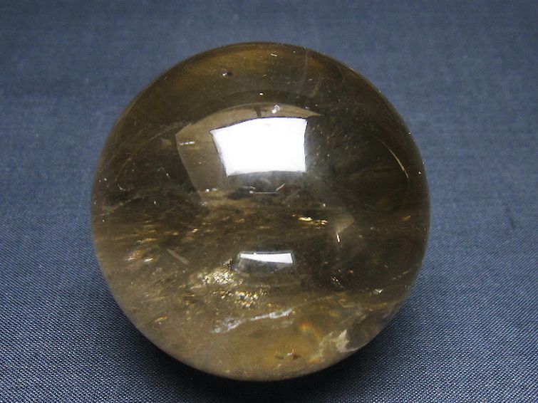 ライトニング水晶 丸玉 58mm [t62-16569] 1枚目