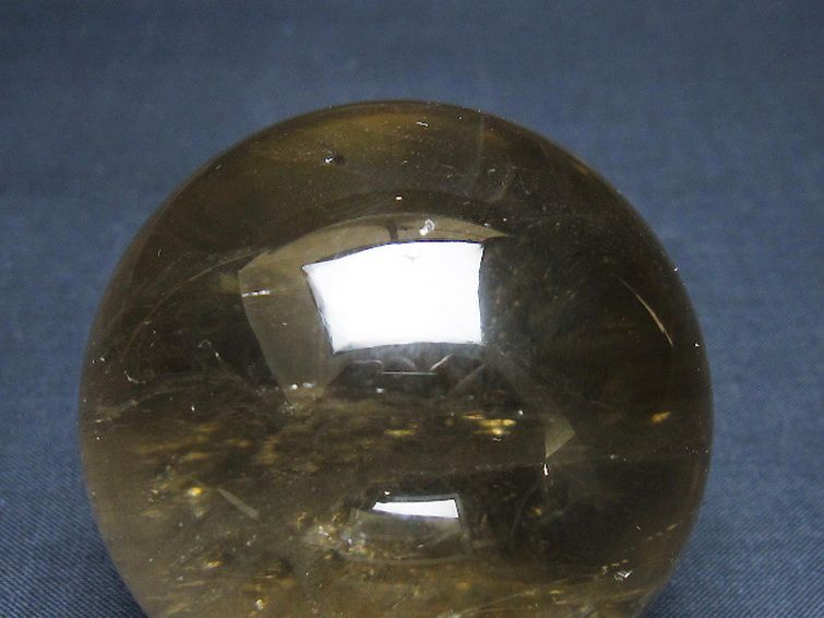 ライトニング水晶 丸玉 58mm [t62-16569] 2枚目