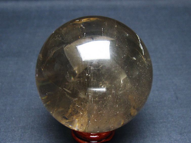 ライトニング水晶 丸玉 58mm [t62-16569] 3枚目