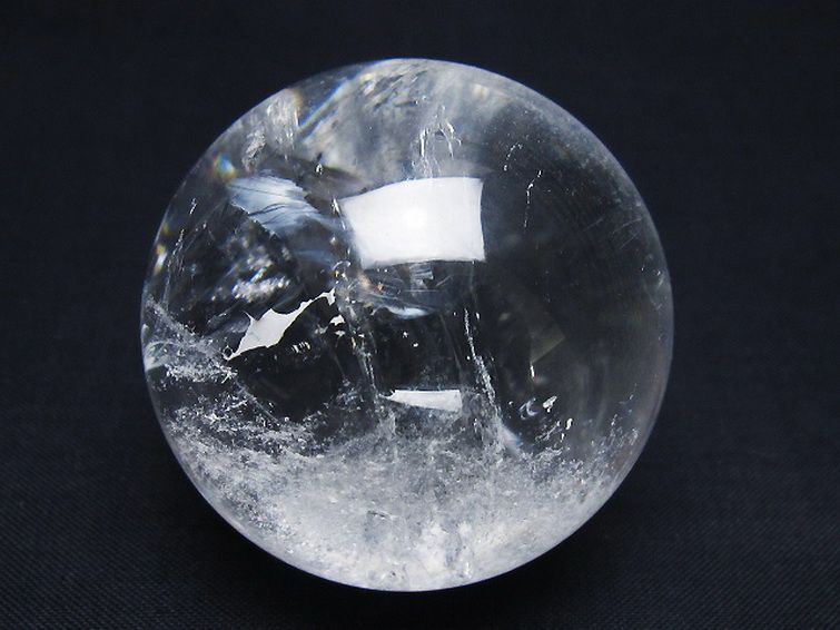 ヒマラヤ水晶 丸玉 48mm [t62-16598] 1枚目
