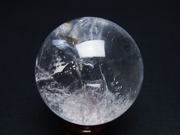 ヒマラヤ水晶 丸玉 48mm [t62-16598] 3枚目