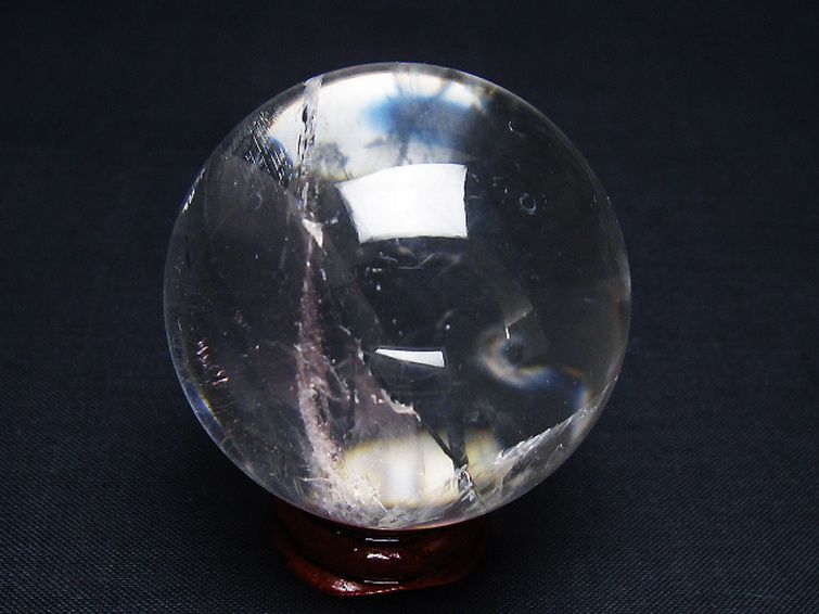 ヒマラヤ水晶 丸玉 46mm [t62-16606] 3枚目