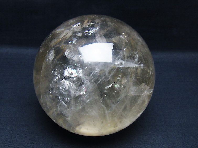 2Kg ヒマラヤ水晶 丸玉 115mm [t62-16628] 1枚目