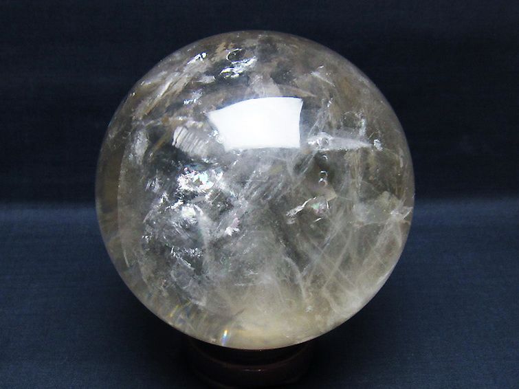 2Kg ヒマラヤ水晶 丸玉 115mm [t62-16628] 3枚目