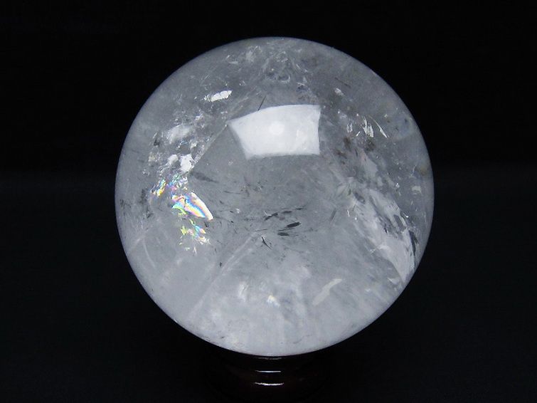 1Kg ヒマラヤ水晶 丸玉 90mm [t62-16635] 3枚目