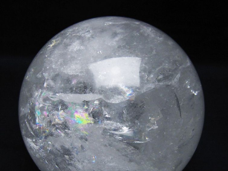 1.1Kg ヒマラヤ水晶 丸玉 91mm [t62-16644] 1枚目