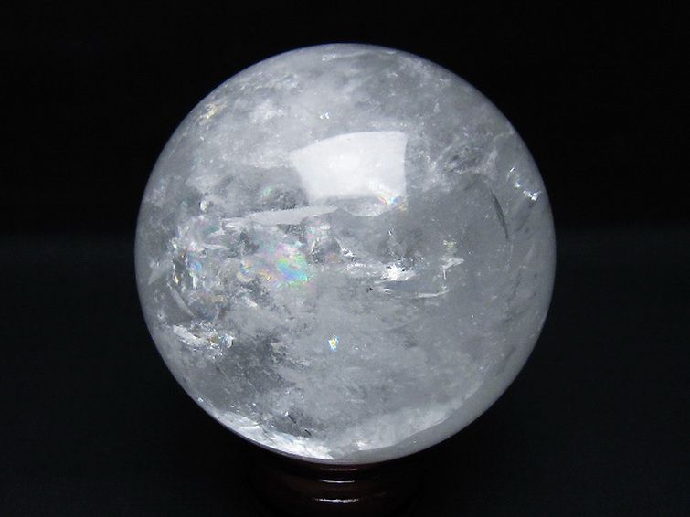 1.1Kg ヒマラヤ水晶 丸玉 91mm [t62-16644] 3枚目