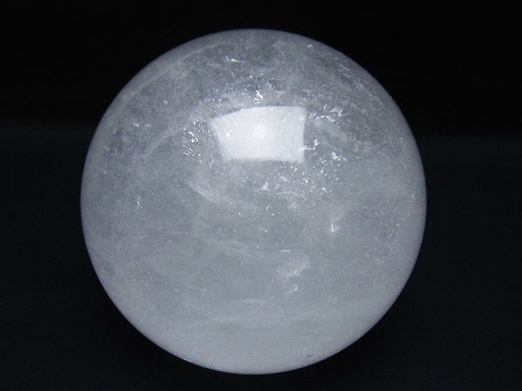 1.8Kg ヒマラヤ水晶 丸玉 115mm [t62-16645] 1枚目