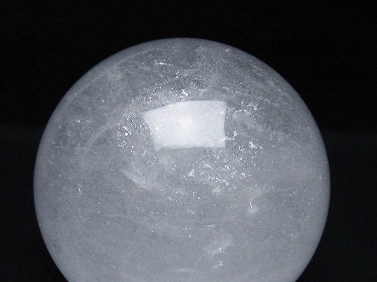 1.8Kg ヒマラヤ水晶 丸玉 115mm [t62-16645] 2枚目