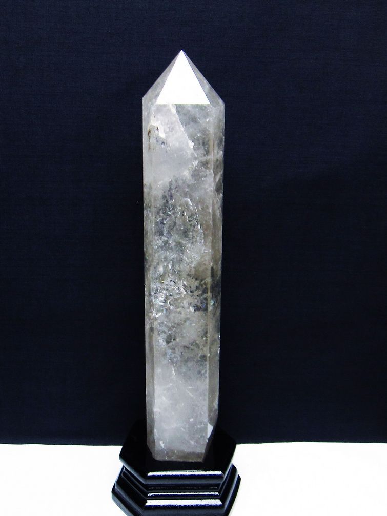 虹入り ヒマラヤ水晶 六角柱[T627-6372] 1枚目