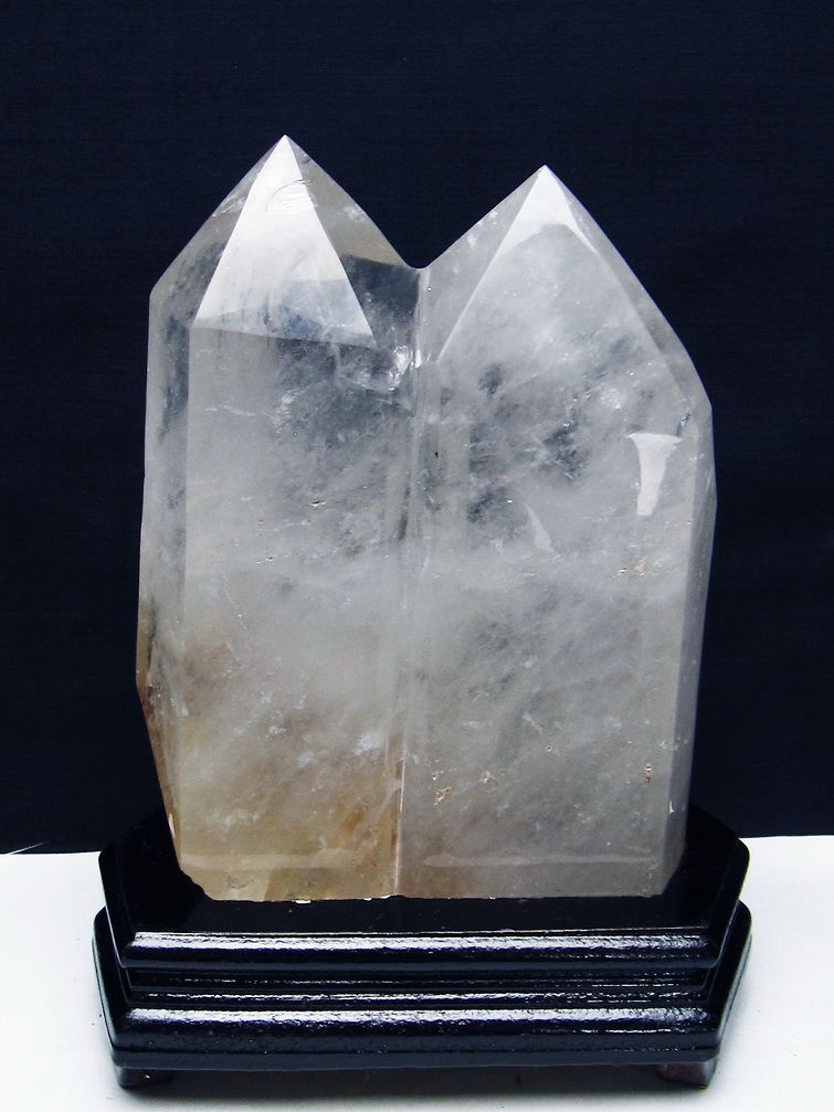 3.4Kg ヒマラヤ水晶 ダブルポイント[T627-6688] 1枚目