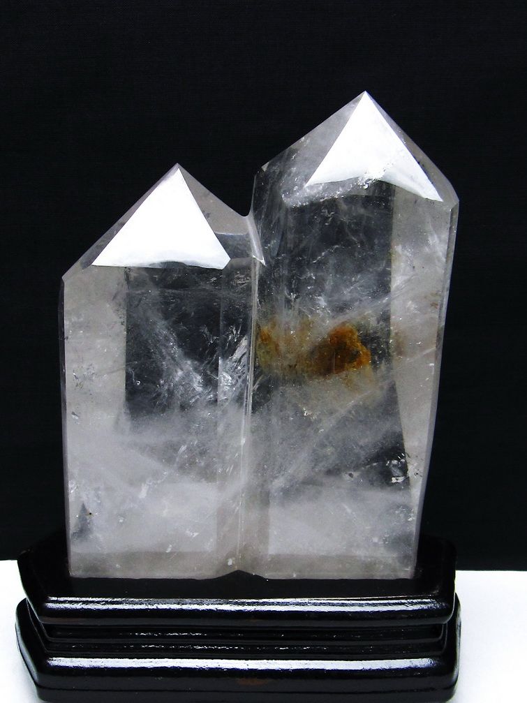 ヒマラヤ水晶　６個セット 1.2Kg ヒマラヤ水晶 ダブルポイント[t627-6715]