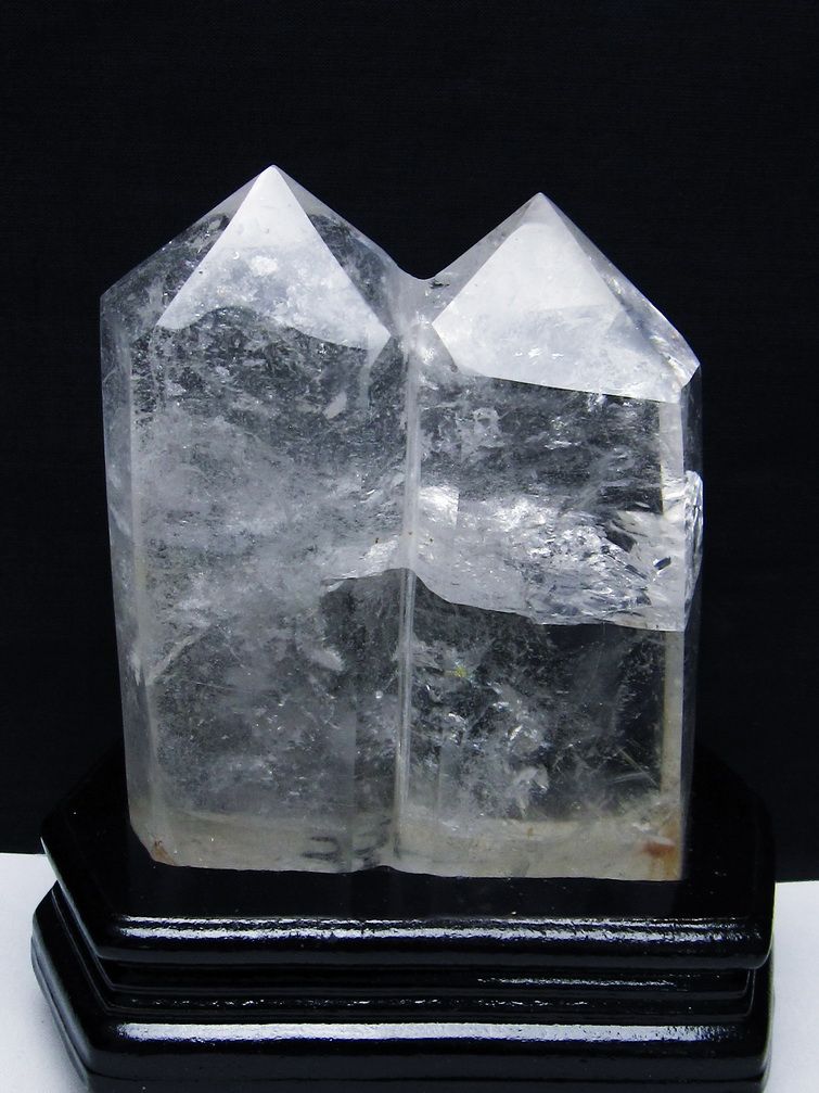 1.2Kg ヒマラヤ水晶 ダブルポイント[T627-6716] 1枚目