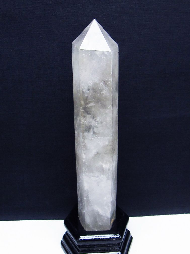 虹入り ヒマラヤ水晶 六角柱[T627-6838] 1枚目