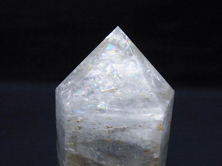 虹入り ガーデン水晶 六角柱 [t627-7372] 3枚目