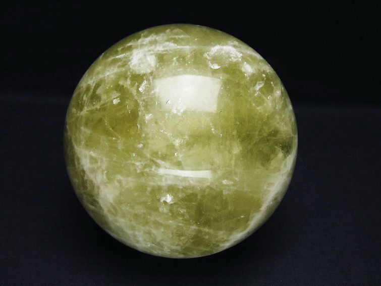 1.5Kg シトリン水晶 丸玉 100mm [t63-7533] 1枚目