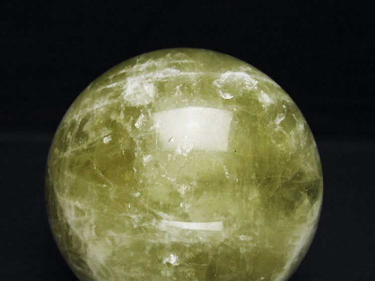 1.5Kg シトリン水晶 丸玉 100mm [t63-7533] 2枚目