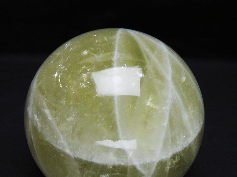 シトリン水晶 丸玉 88mm [t63-7703] 2枚目