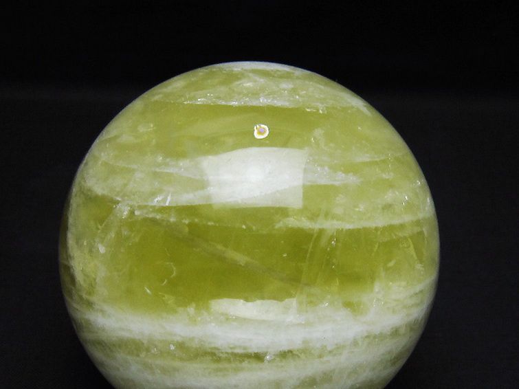 シトリン水晶 丸玉 83mm [T63-7704] 2枚目