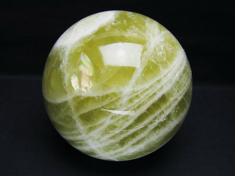 3.1Kg シトリン水晶 丸玉 133mm [t63-7742] 1枚目