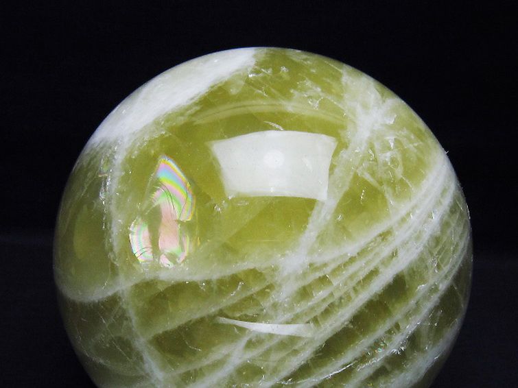 3.1Kg シトリン水晶 丸玉 133mm [t63-7742] 2枚目