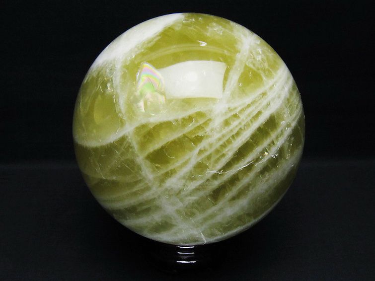 3.1Kg シトリン水晶 丸玉 133mm [t63-7742] 3枚目