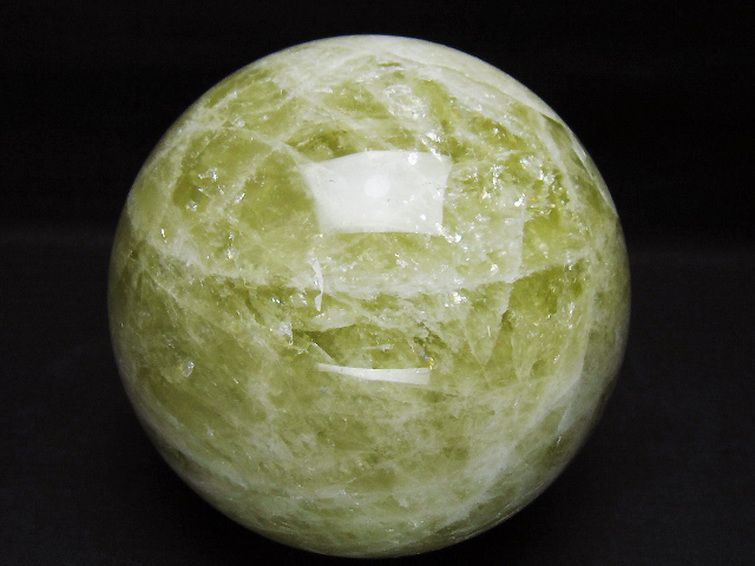 1.8Kg シトリン水晶 丸玉 113mm [T63-7790] 1枚目