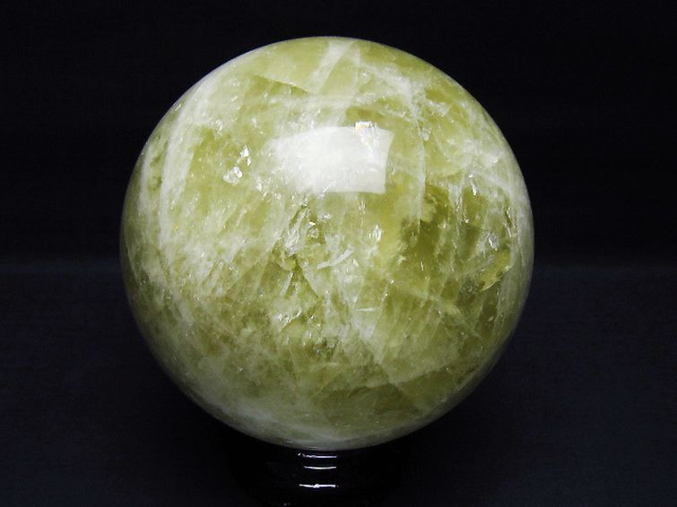 1.8Kg シトリン水晶 丸玉 113mm [T63-7790] 3枚目