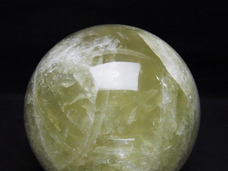 2.4Kg シトリン水晶 丸玉 125mm [t63-7801] 2枚目