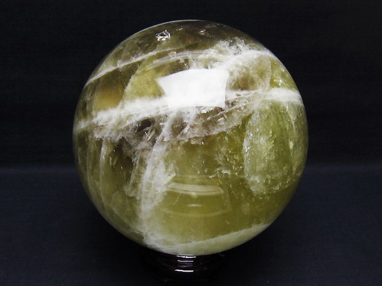 3Kg シトリン水晶 丸玉 135mm [t63-7816] 3枚目