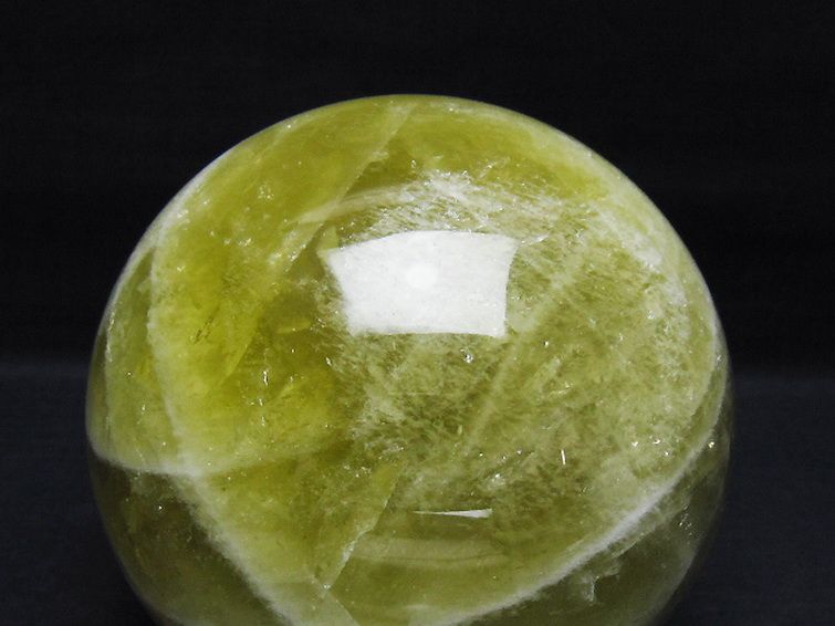 2.4Kg シトリン水晶 丸玉 125mm [T63-7823] 2枚目