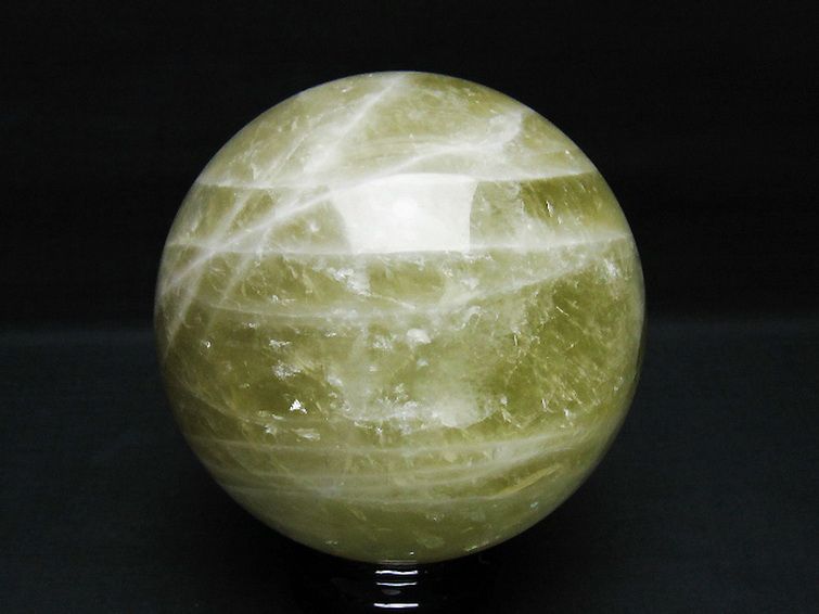 1.9Kg シトリン水晶 丸玉 115mm [t63-7826] 3枚目