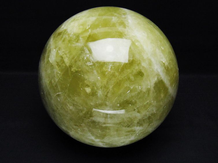 5.9Kg シトリン水晶 丸玉 165mm [T63-7836] 1枚目