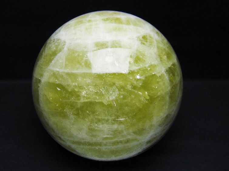 4.8Kg シトリン水晶 丸玉 155mm [T63-7843] 1枚目