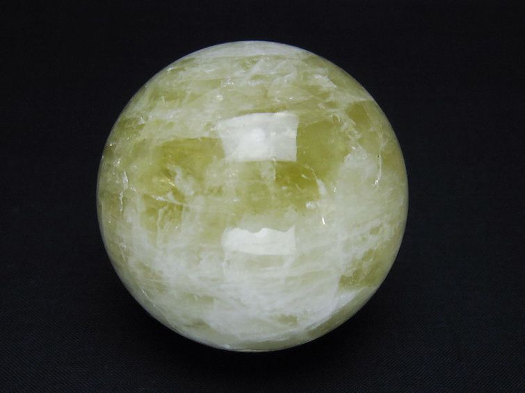 シトリン水晶 丸玉 60mm [t63-7904] 1枚目