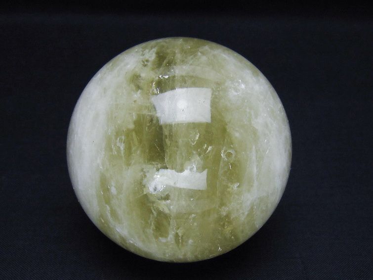 シトリン水晶 丸玉 64mm [t63-7914] 1枚目